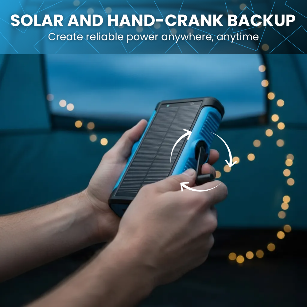 ForgePower™ Wireless Solar Power Bank