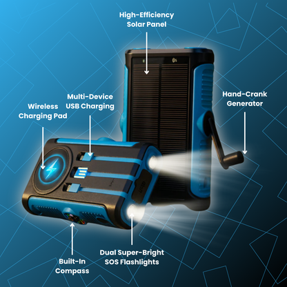 ForgePower™ Wireless Solar Power Bank